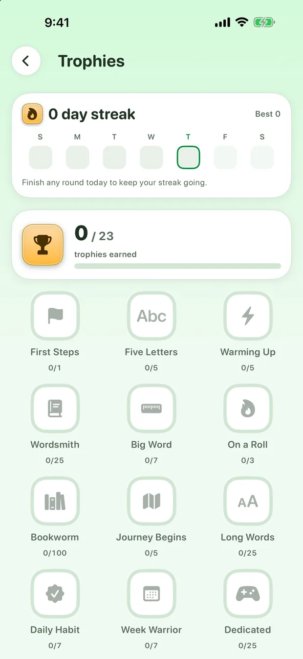 tinywords screenshot
